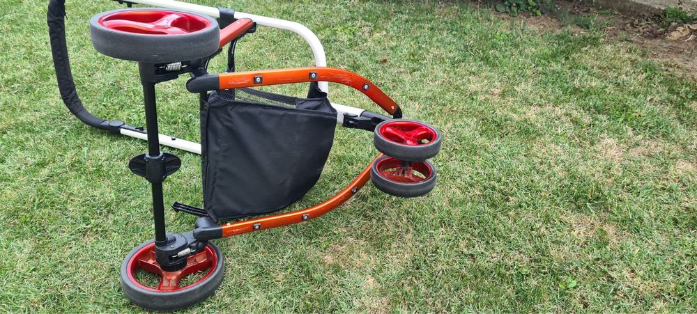 Carucior 2 in 1, Cosatto Giggle Red bubbles Landou si Sport