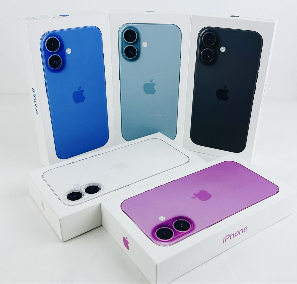 НАЛИЧЕН! Apple iPhone 16 128GB Pink / Black / Ultramarine / White