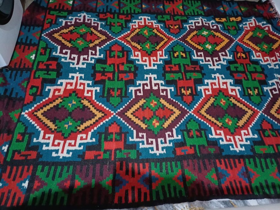 Covor tesut cu 2 fete