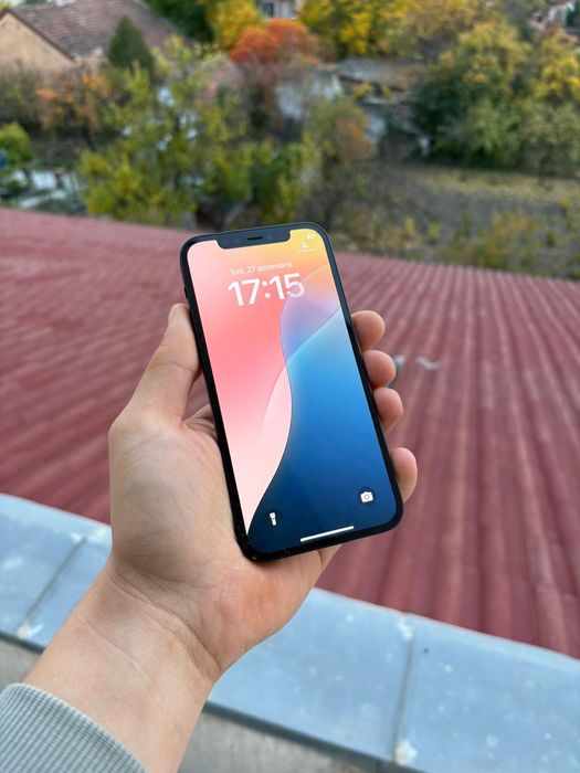 iPhone 12 Black, Memorie 64GB, Baterie 100%, iOS 26 - FRUMOS