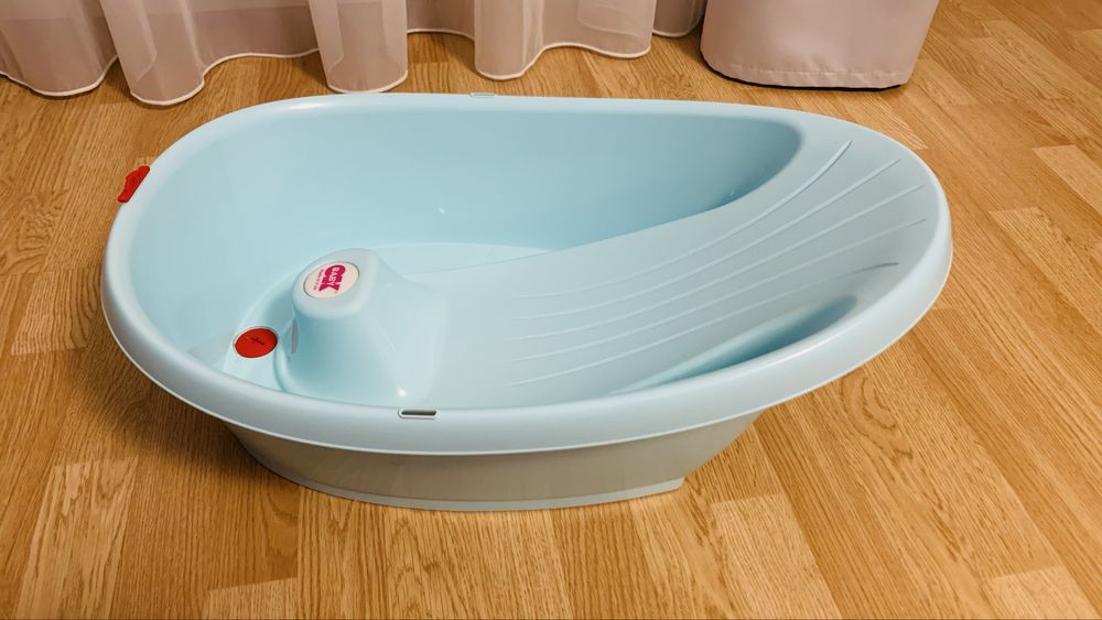 Cadita bebelusi copii OK baby ergonomica onda cu termometru