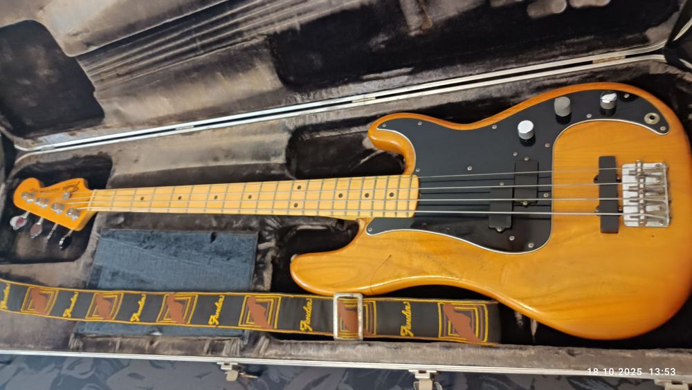 Бас китара,Fender-precision,USAextra JB adap.aktiv el.EMG elekt.12vt,