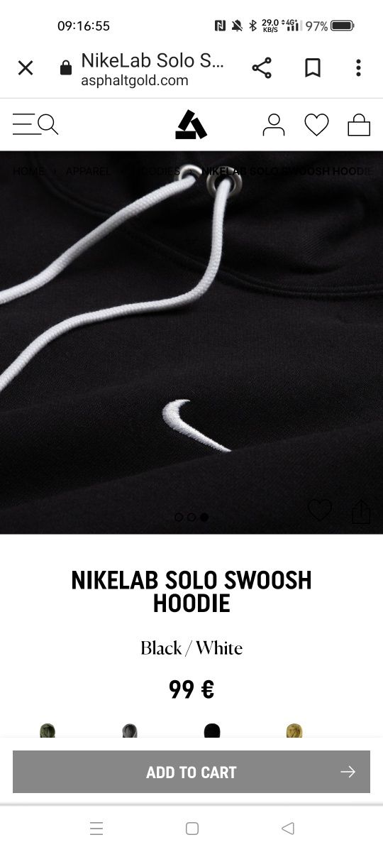 NikeLab Swoosh hoodie hanorac bumbac gros tech fleece 
Hanorac nou nik