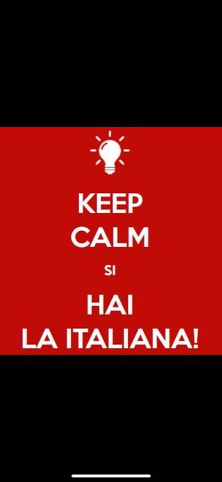 Keep calm și învață italiană!