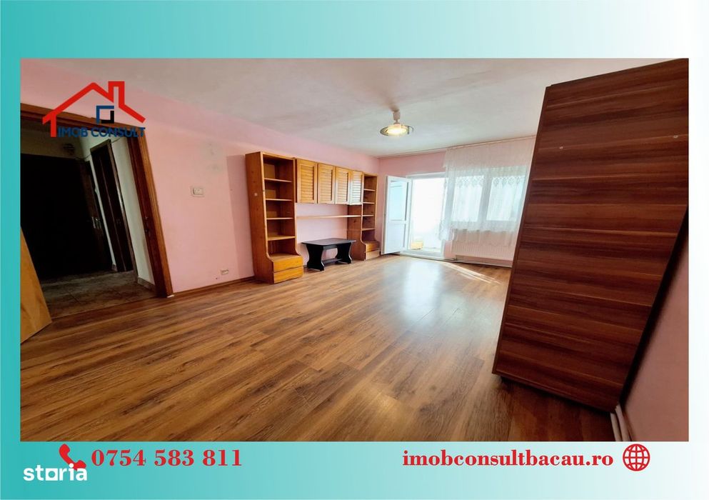 Apartament 3 camere decomandat, zona Gării Bacău! CE1370