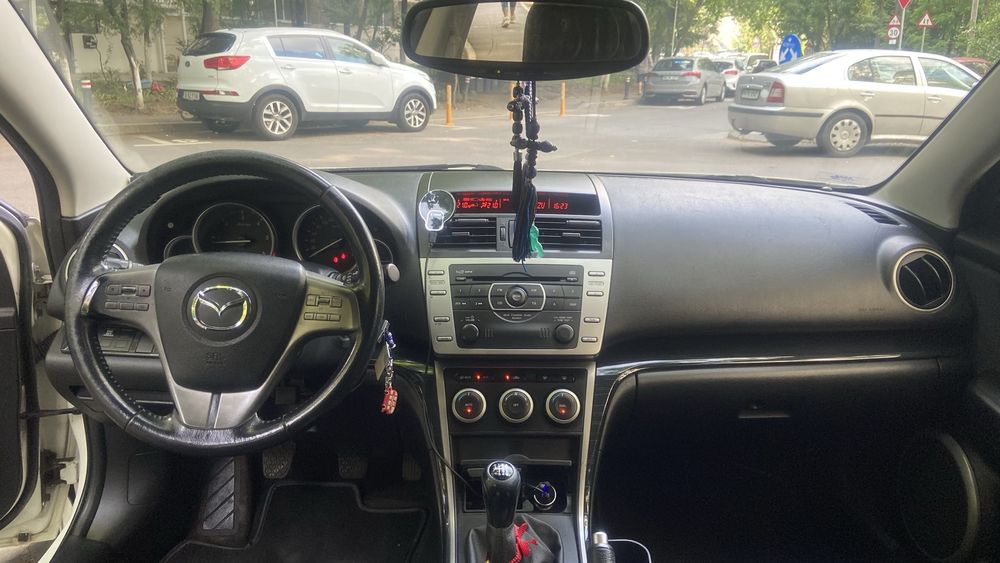 Vand Mazda 6, 2.0 diesel, 140 CP, Alb perlat, 182000 km