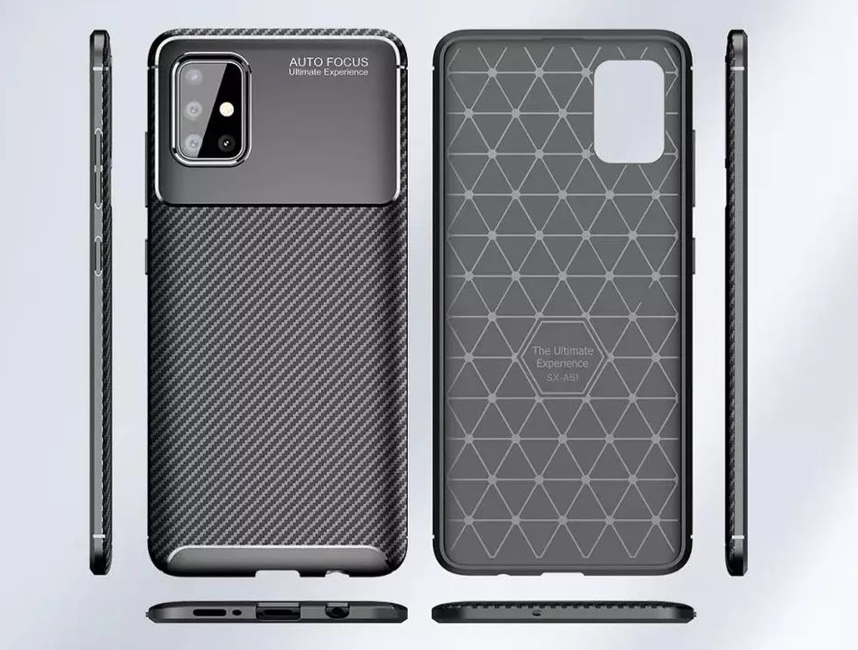 Husa Silicon Stripe Neagra Black - Samsung S10 LITE Note 10 Lite