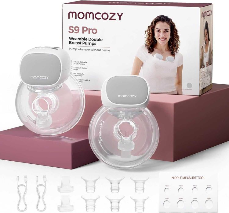 Momcozy S9 Pro - комплект две помпи за кърма