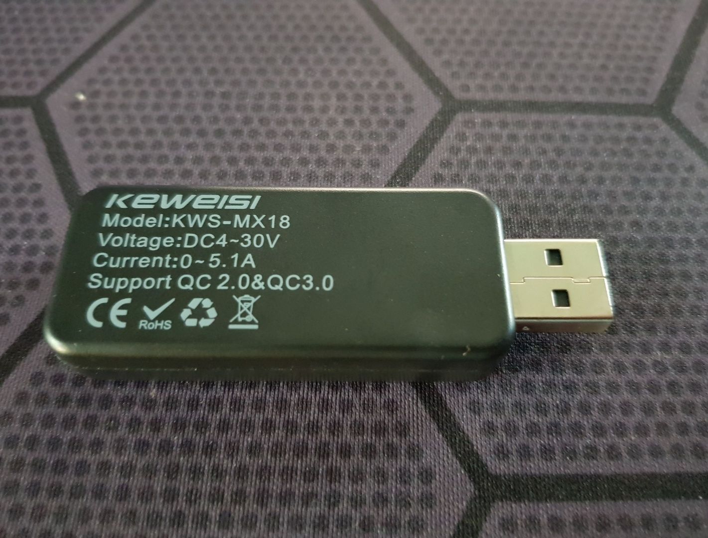 USB тестер. Keweisi KWS-MX18