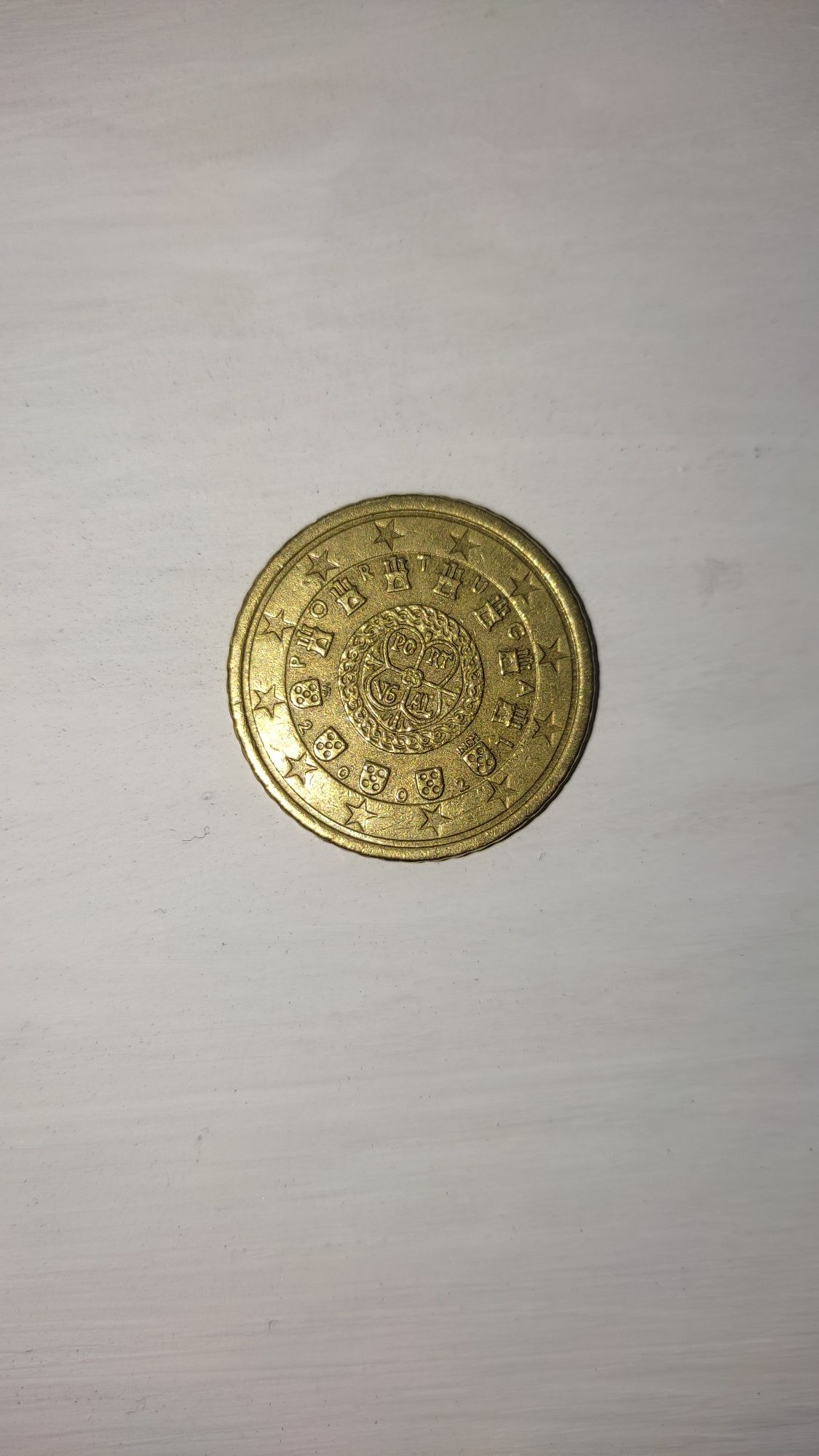 Moneda de colectie 50 euro cent Portugalia 2002