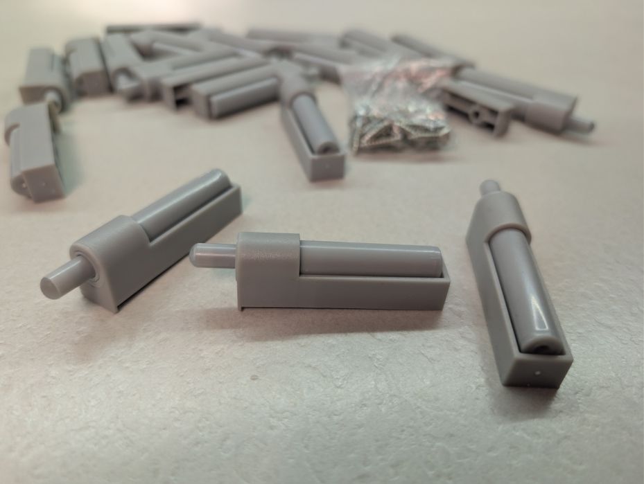 20 amortizoare clasice pentru uși de mobilă, cu închidere lentă