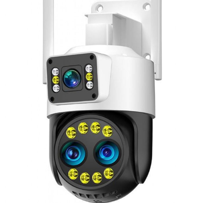 Високотехнологична външна камера за наблюдение с интелигентно нощно ви