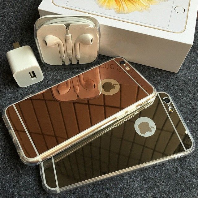 Husa Apple iPhone 8, Elegance Luxury tip oglinda Auriu