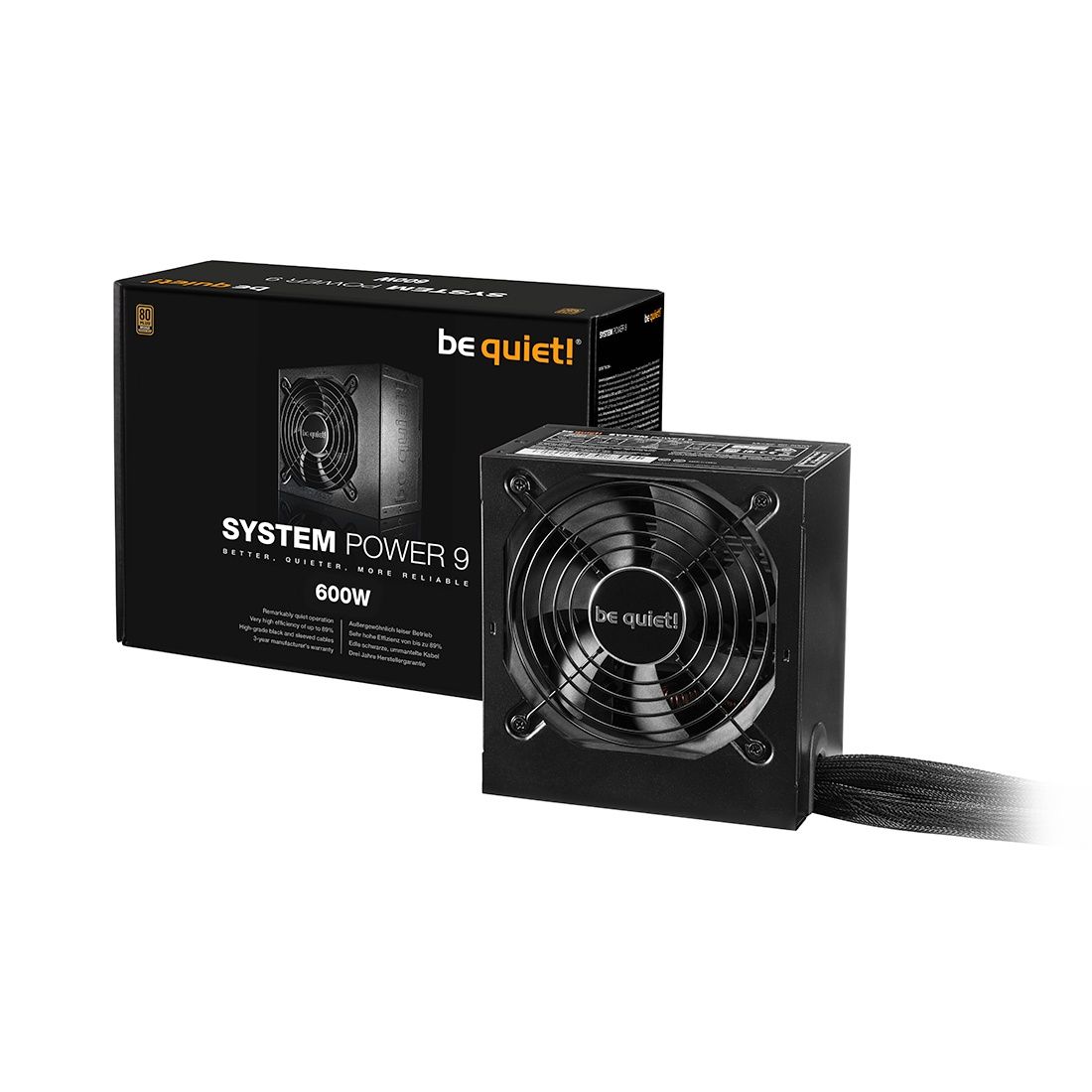 Блок питания be quiet 600w