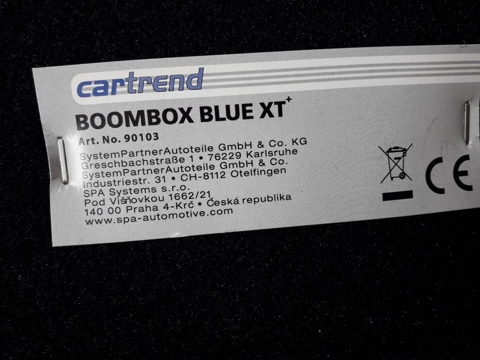 Cartrend boombox blue xt