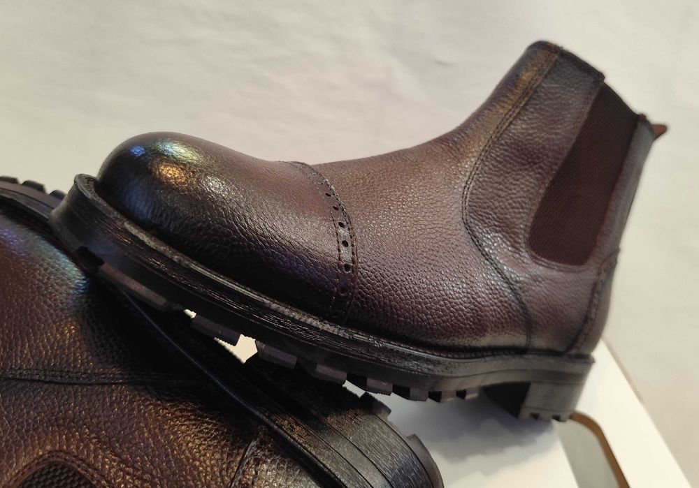Ghete chelsea cap toe 42 42.5 Lavoratione Artigianale NOI piele moale