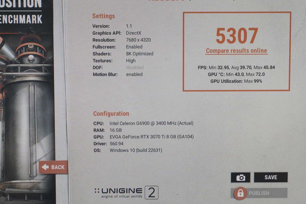Видеокарта GPU Nvidia RTX 3070 Ti 8GB EVGA XC3 / Вкл.ДДС