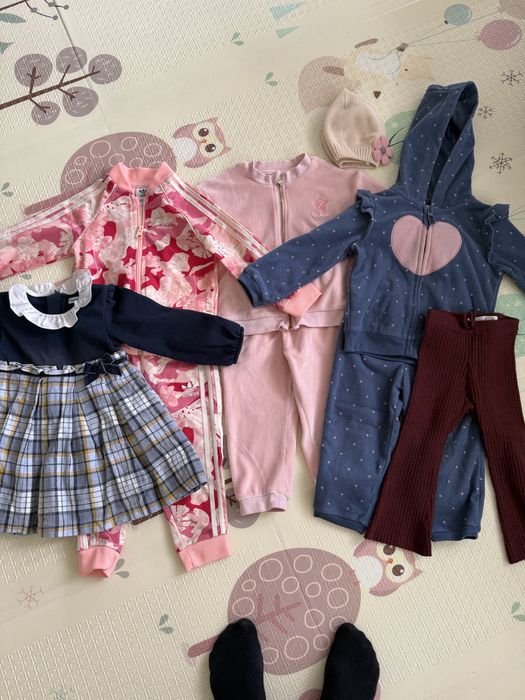 Лот дрехи за момиче 86 р-р