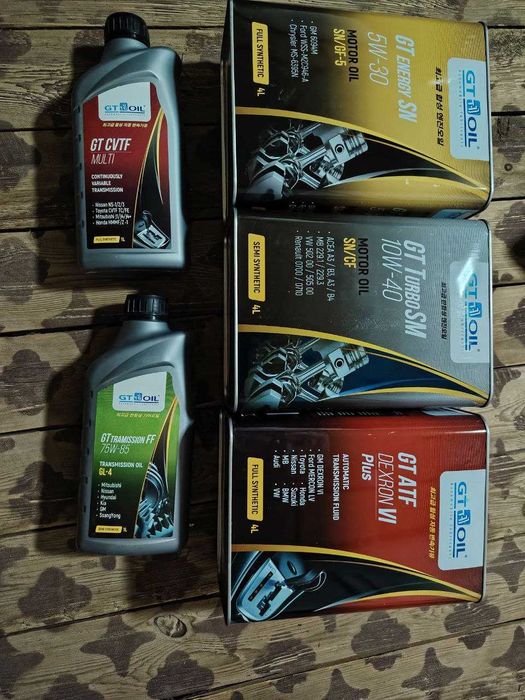 моторное масло и фильтры