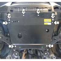 Защита двигателя и КПП  Toyota Highlander 2007/14  Lexus RX 2008/16
