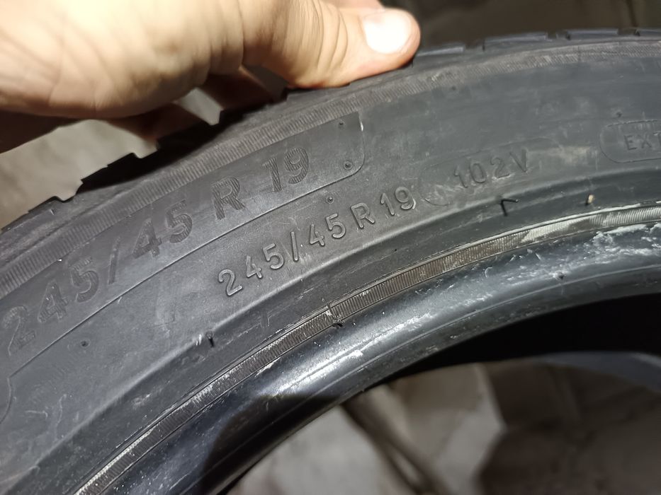 Anvelope 4sezoane ms 245 45 19 Michelin 2023 și 2024 6.5mm