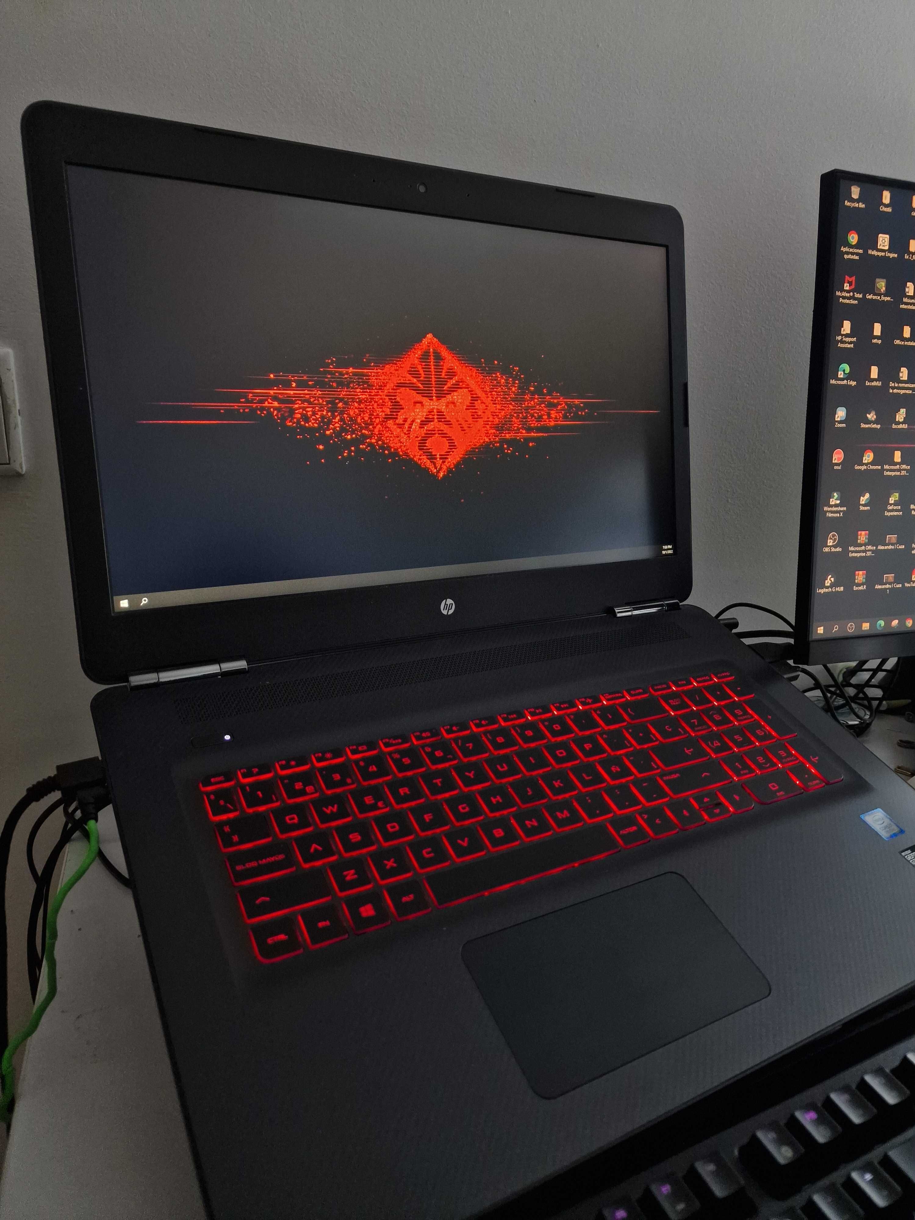 Laptop Gaming HP OMEN 17 Intel Core i7-7700HQ NVIDIA GeForce GTX 1050