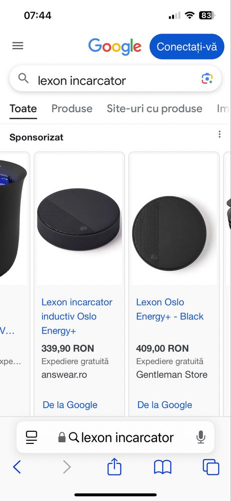 Lexon incarcator inductiv cu difuzor si microfon