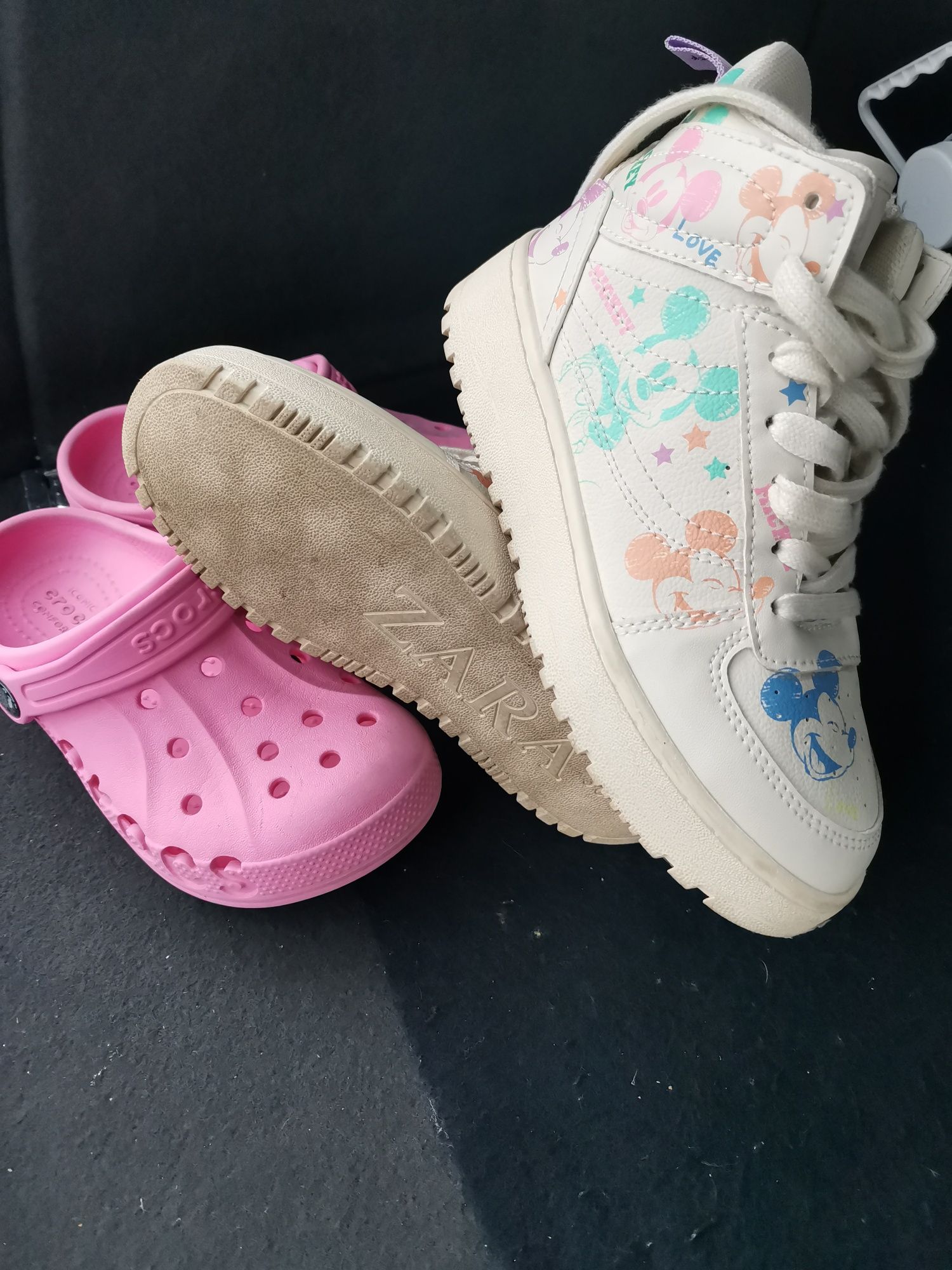 Zara columbia  crocs