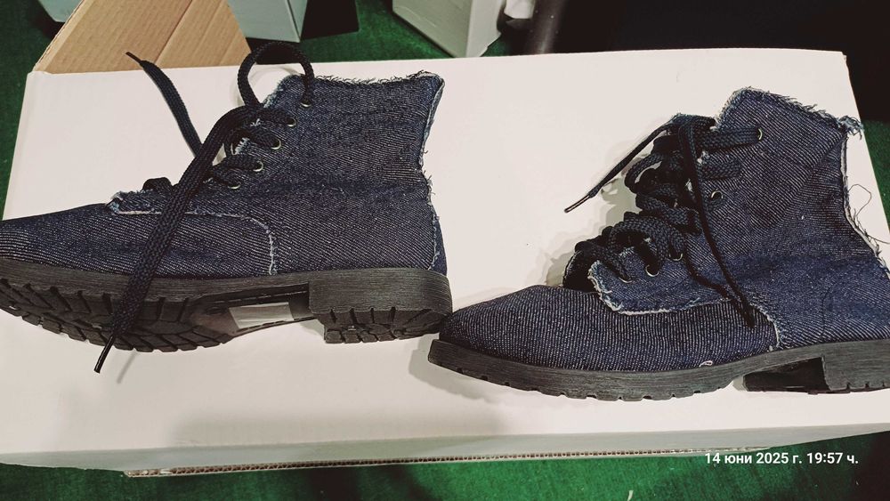 Дънкови боти, размер 38