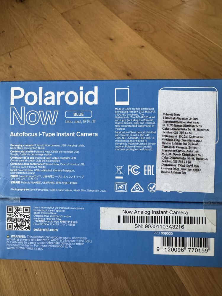 Polaroid Now Gen 2 Aparat Foto Instant Albastru Vintage