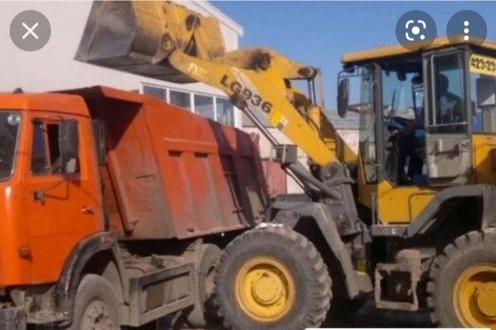 Вывоз мусора, уборка мусора, снос дома погрузчик и камаз