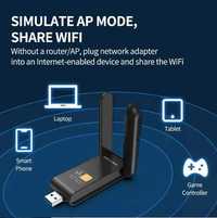 Adaptor Wifi PIX-LINK UAC15 1200M  5GHz și 2,4GHz