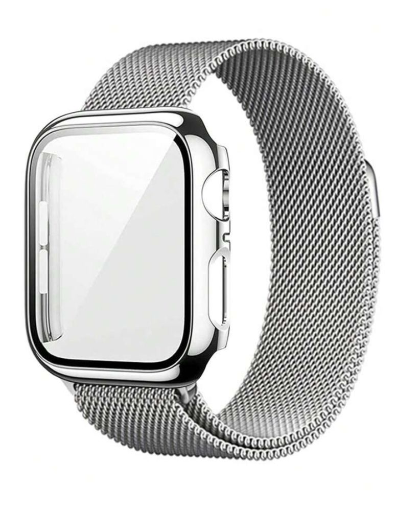 Висококачествен 360 протектор и метална кайшка за apple watch
