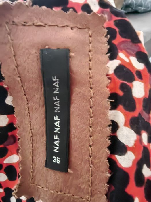 Geaca piele de la Naf Naf