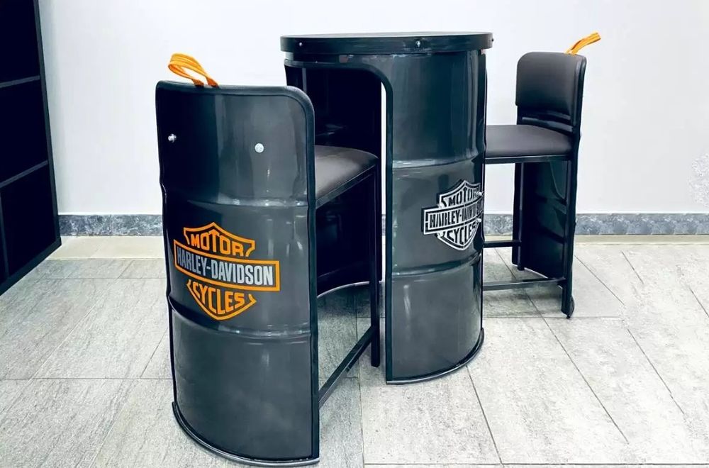 Мебель из бочки для фосфодов и быстро. Цвет и логотип по желанию заказ