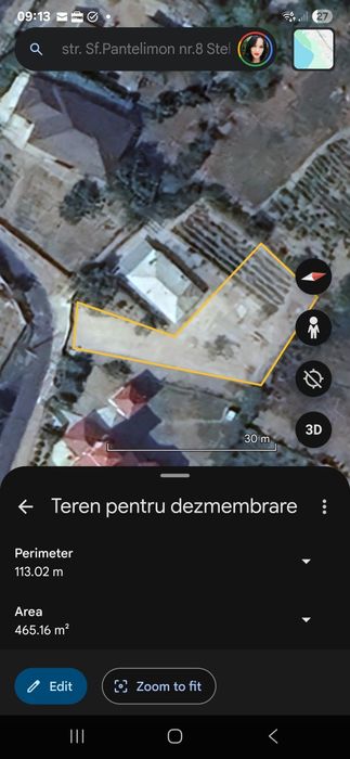 Teren in Stelnica de vanzare