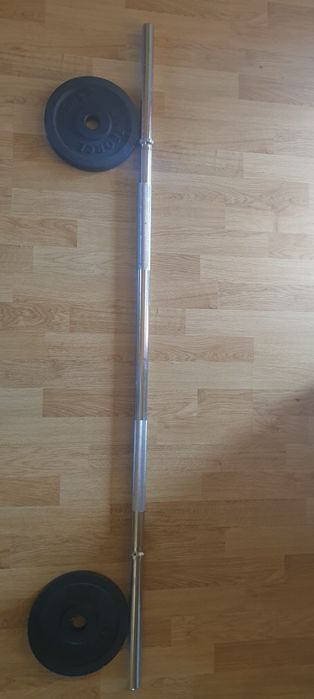 Haltera +discuri greutati