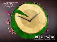 Часы Ягель Вертикальное озеленение Мох