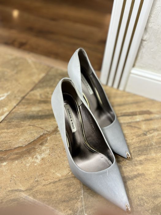 Туфли на каблуке пирламутровый