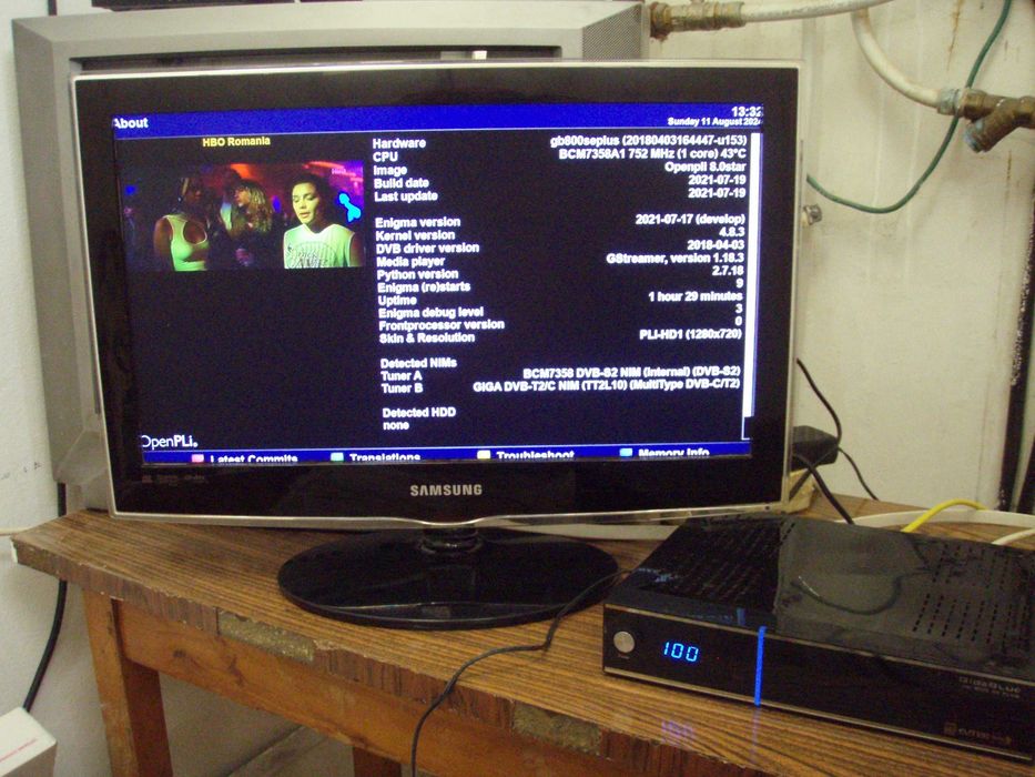 Receptor satelit si CATV HD (cu HDMI) Gigablue HD 800 SE Plus