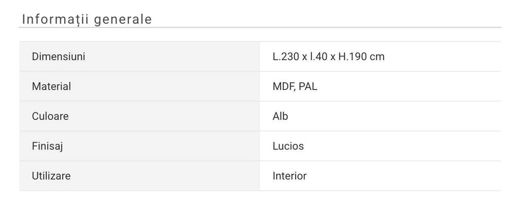 se vinde mobila living Mobexpert pret 880 lei