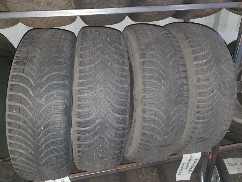 Jante 17, 5x112 Mercedes GLA + anvelope iarna Michelin 215 60 17