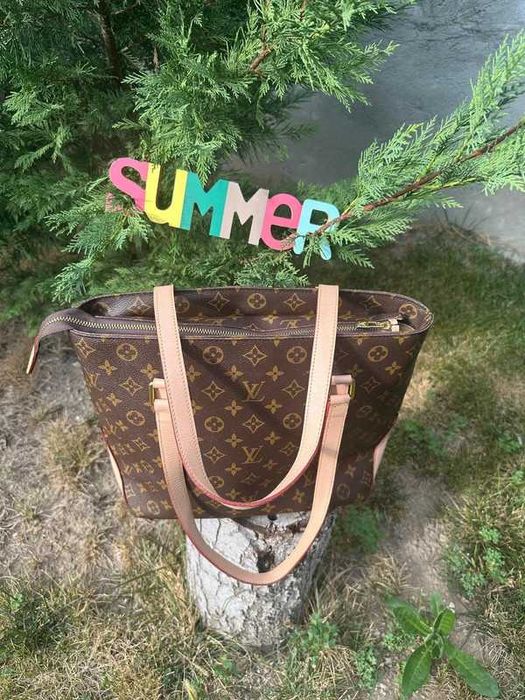 Louis Vuitton Luco Tote Bag M51155 Monogram canvas leather Brown