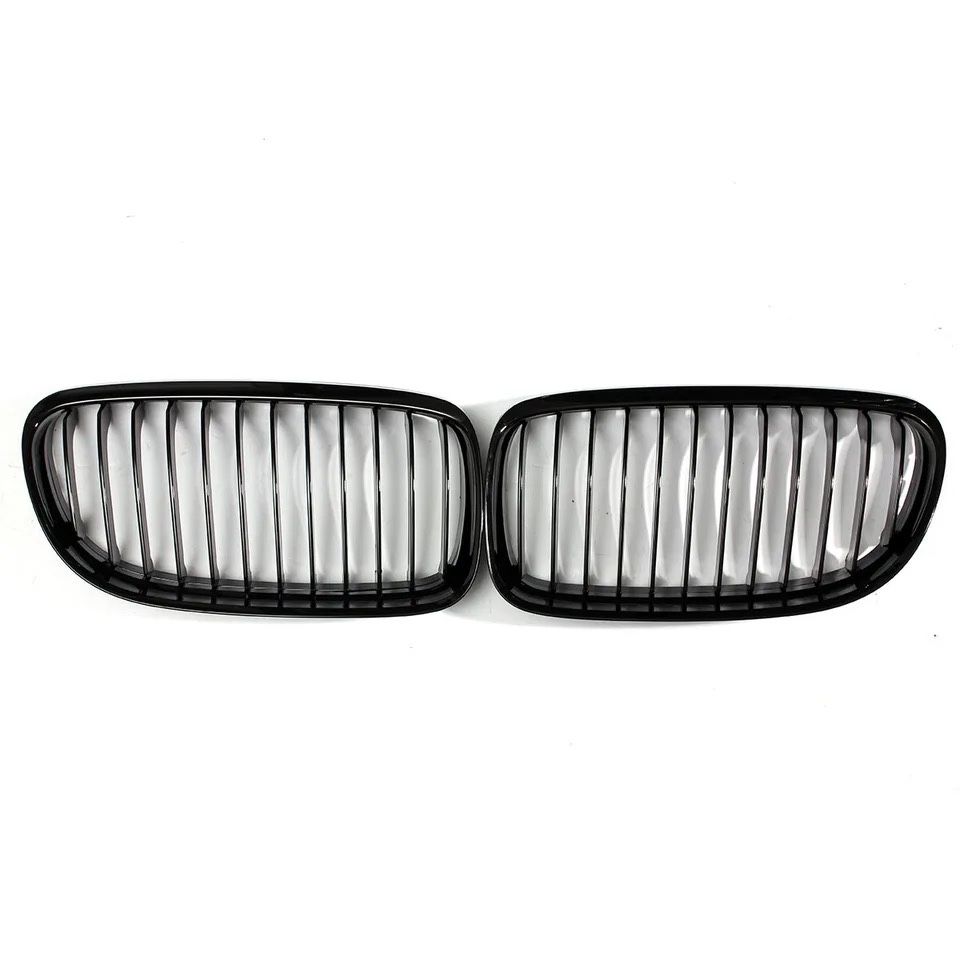 Set Grila nari simpal Dubla Black negru Lucios E90 E91 LCI facelift