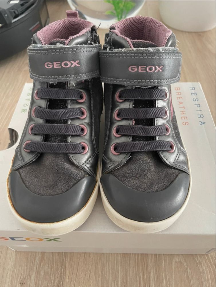 Pantofi sport piele, Geox, 27