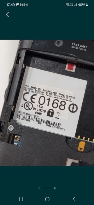 Telefon pe sina pentru colecție.