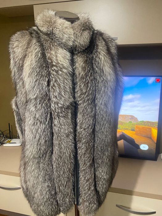 Vesta din blana naturala,marimea L