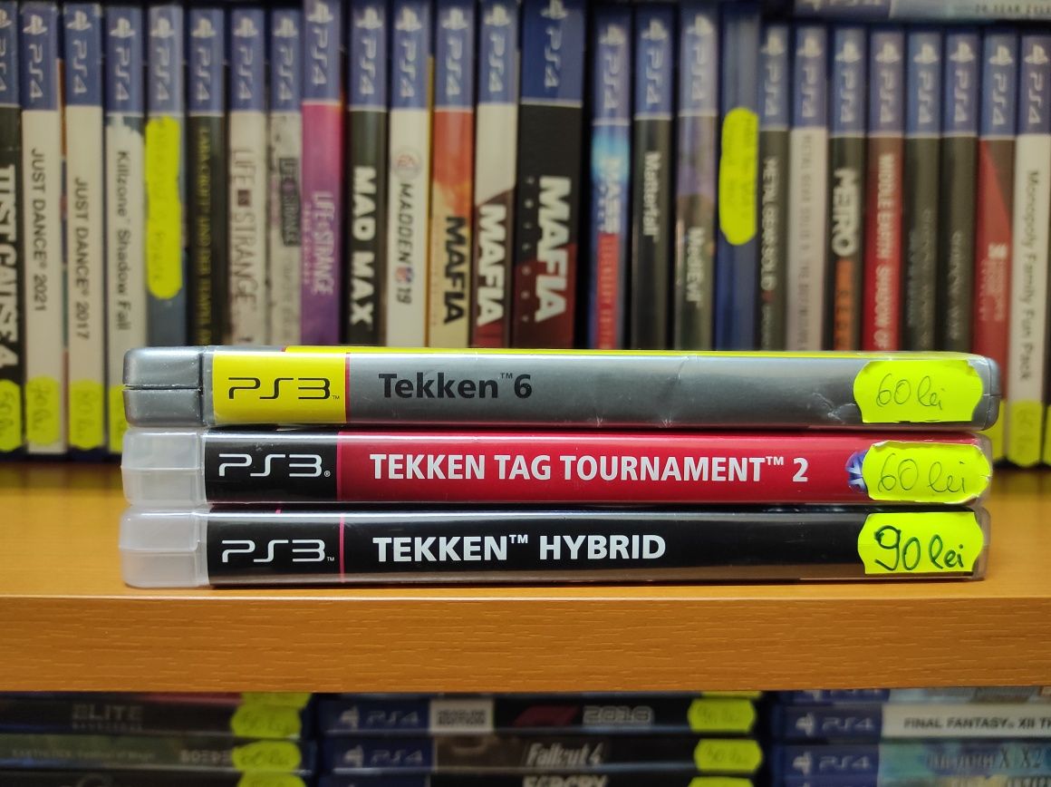 Vindem jocuri consola PS3 Tekken 6 , Tag Tournament 2 ,Hybrid PS3
