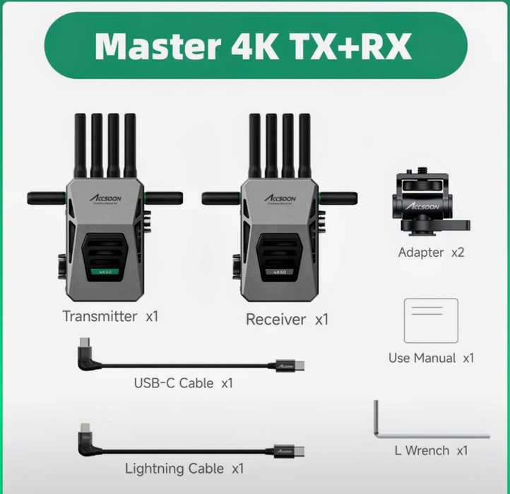 Беспроводная Передача Видео Accsoon Cineview Master 4K