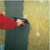 Vata bazaltica de fatada exterior 10cm 100Kg/MC